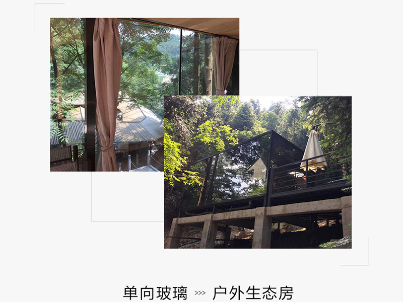 單向透視玻璃應用